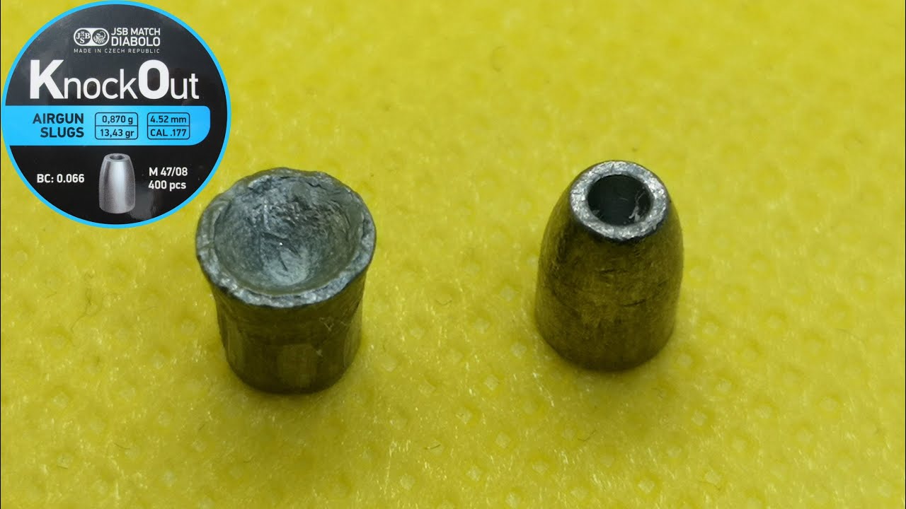 177 JSB Knockout Slugs Взгляд на новый 177-калиберный слаг от JSB