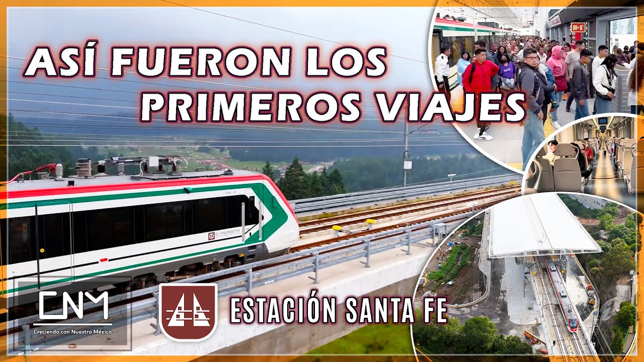Más de 80,000 personas en menos de 5 días utilizaron el Tren El Insurgente en la estación Santa Fe