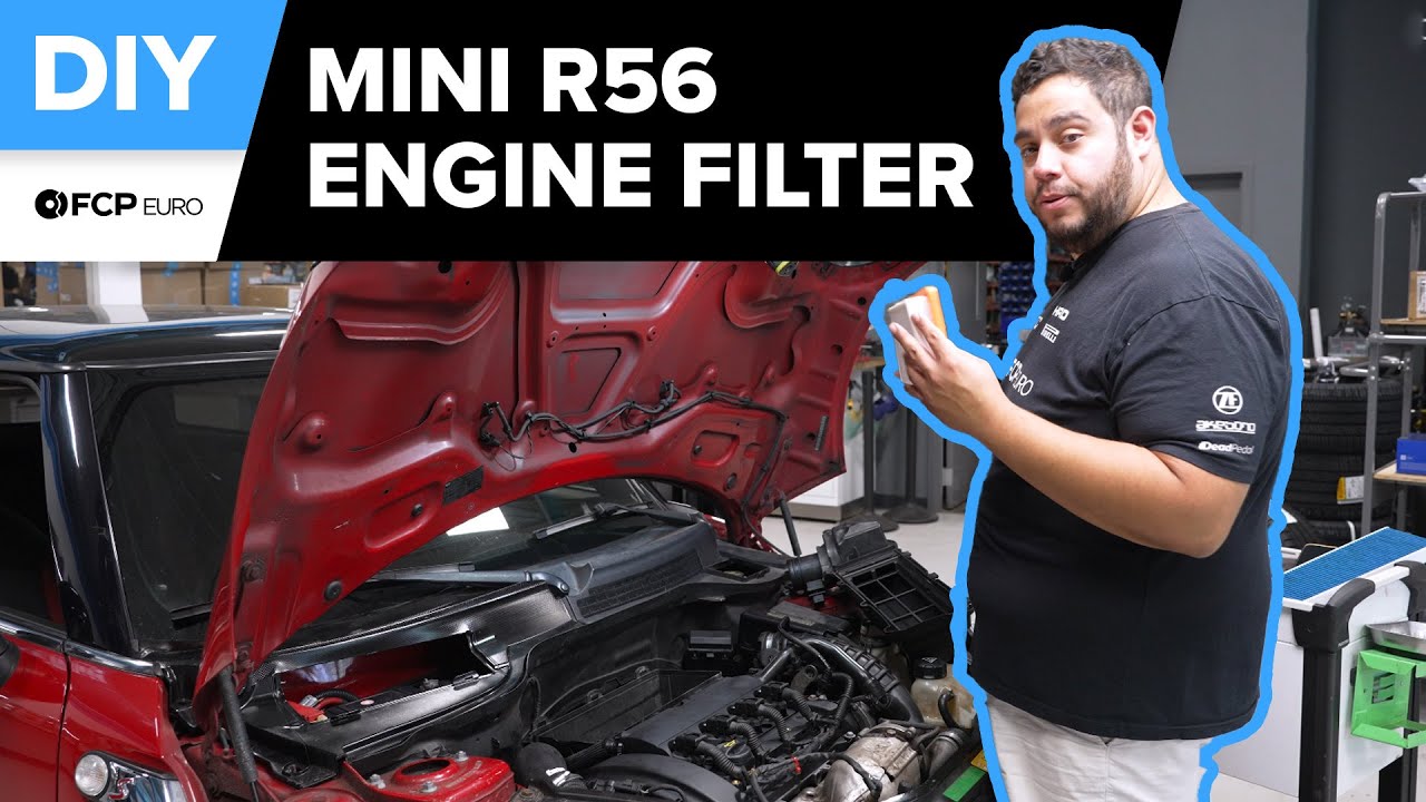 Замена воздушного фильтра двигателя MINI Cooper своими руками (MINI Cooper R56 2007-2012, Coopers...
