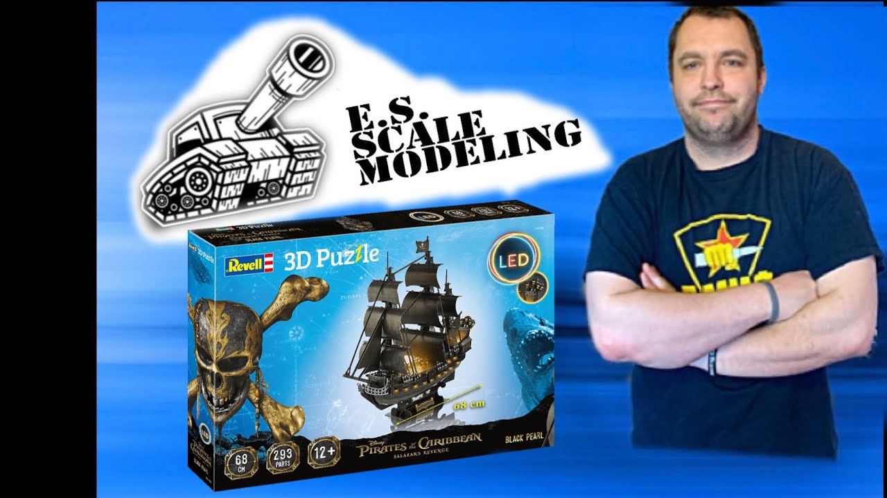 Revell Black Pearl 3D Puzzle mit LED Unboxing