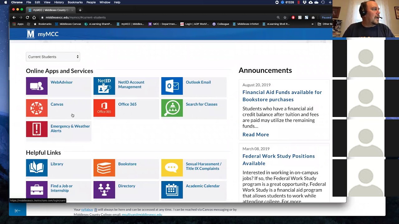 Fall 2019 MCC Canvas Online Student Orientation