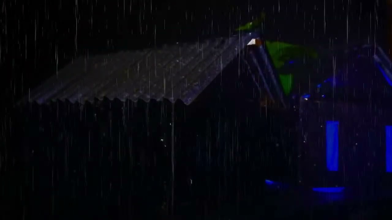 Ultimate Sleep Rain & Thunder Black Screen Audio
