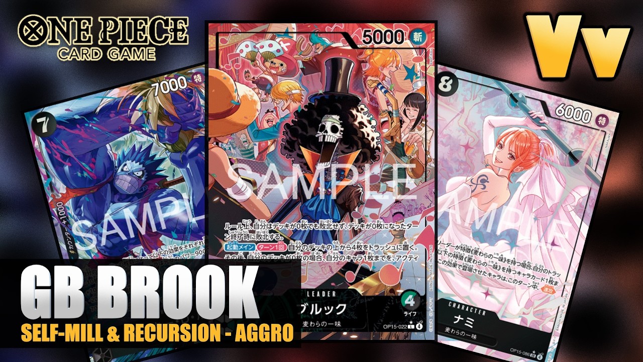 One Piece TCG: Initial Testing with GB Brook (OP15), Aggressively Combining Self-Mill with Recursion
