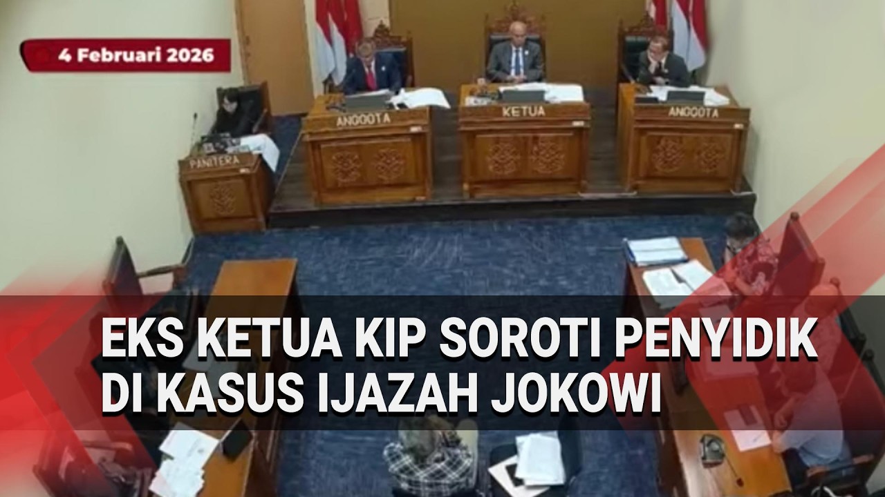 Eks Ketua KIP Soroti Penyidik di Kasus Ijazah Jokowi