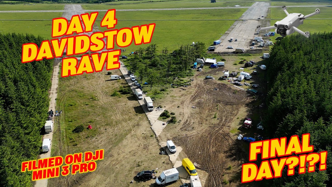 DAY 4 of ILLEGAL RAVE.  Davidstow Airfield, Cornwall.  Still here!!!