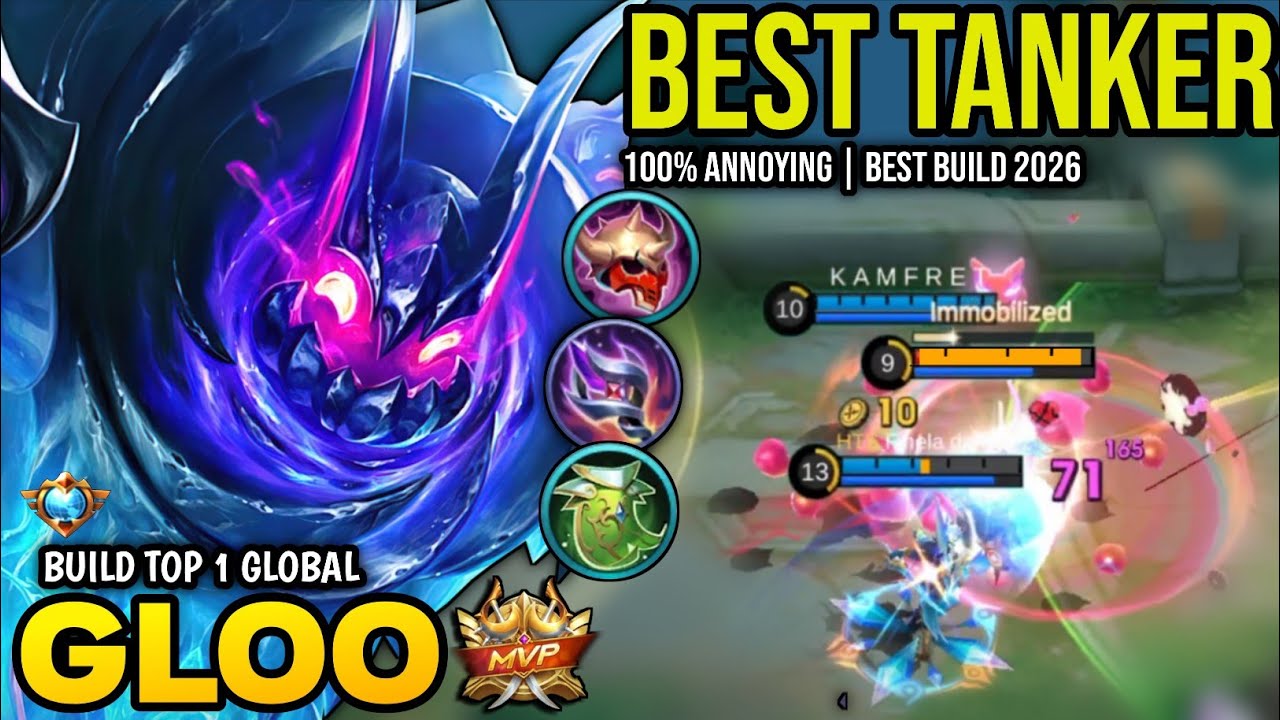 GLOO BEST BUILD 2026 | BUILD TOP 1 GLOBAL GLOO GAMEPLAY | MOBILE LEGENDS✓