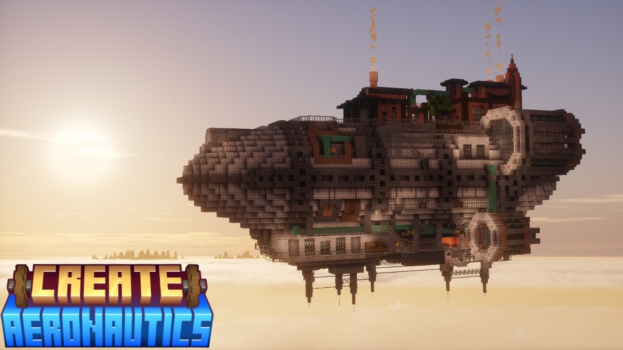My LARGEST airship yet, again?! CREATE AERONAUTICS