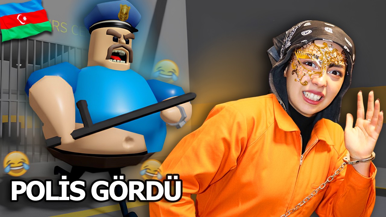 🚨HƏBS EDİLDİM! 😭POLİS MƏNİ AZ QALA TUTSUN.. | Roblox Obby Police