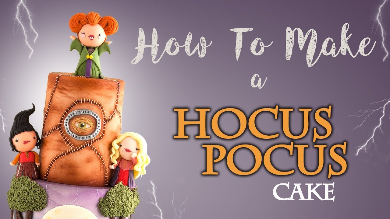 Hocus Pocus Cake Tutorial | How To | Cherry School