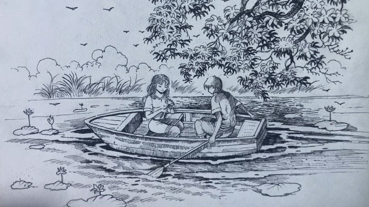 Luxury Sketch Art Love Moment