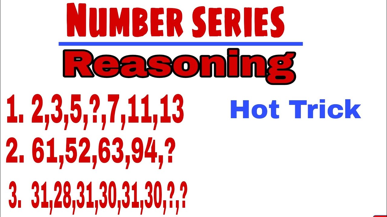 Number series Reasoning Trick |4 से 5 सवाल यही से पूछता है|🔥🔥🔥|Railway|ssc|bssc|