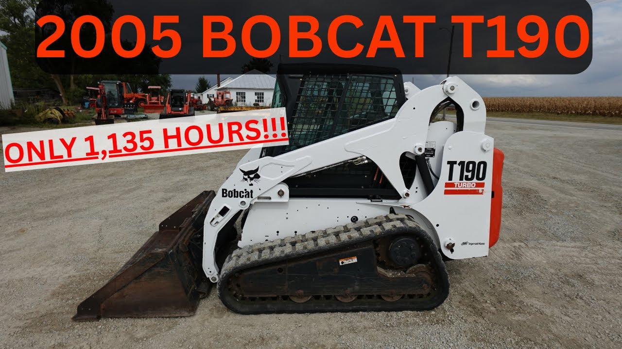 Видео о внешнем осмотре и эксплуатации мини-погрузчика Bobcat T190 2005 года выпуска. 37 900 долл...