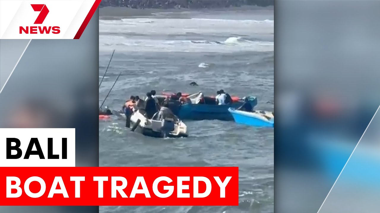Two people killed after Bali boat capsizes | 7NEWS