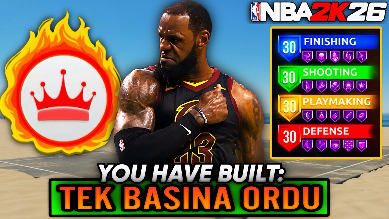 TEK BAŞINA ORDU! 😤 OPTİMİZE EDİLMİŞ LEBRON JAMES BUILD 🏀 NBA 2K26