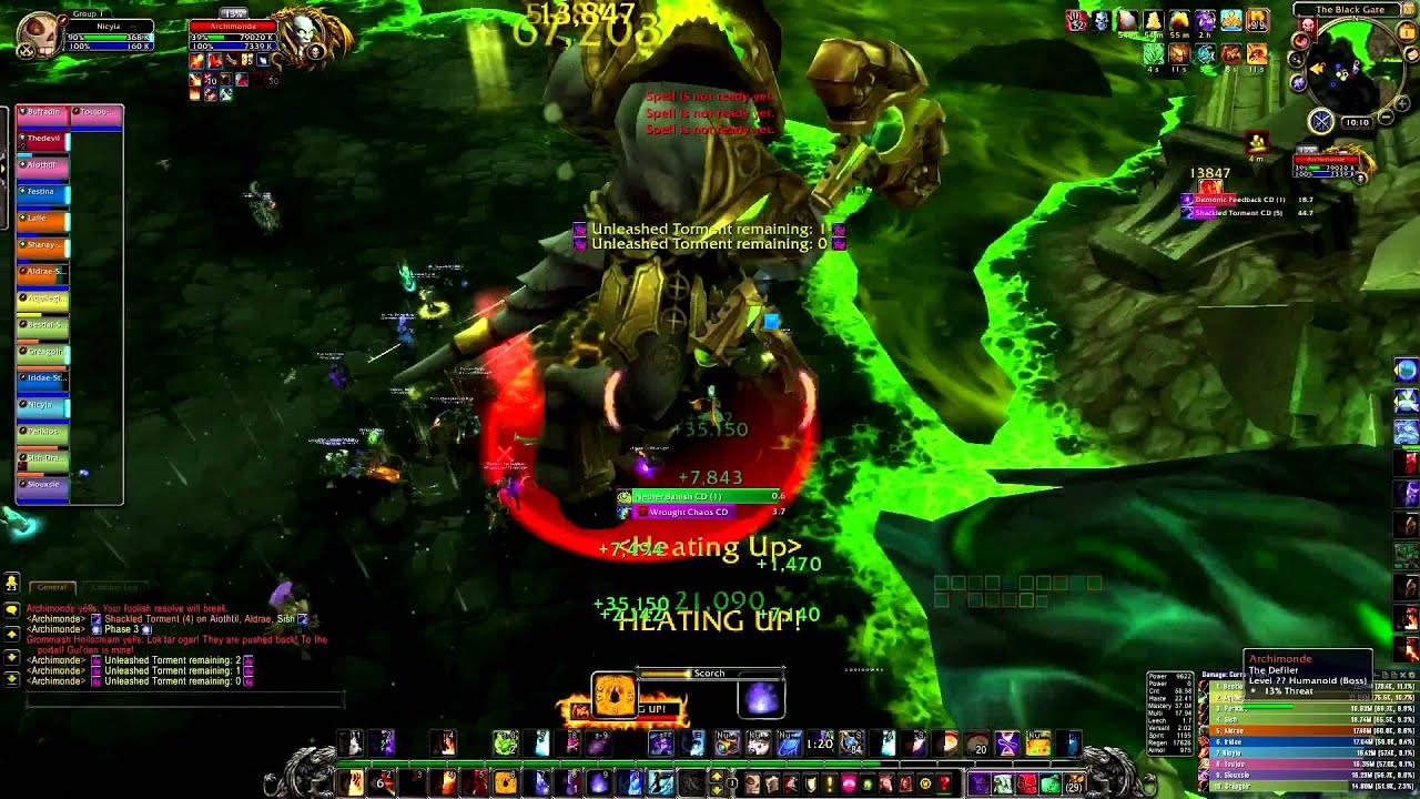 Archimonde Hc - Fire Mage Pov ft Homage & Providen
