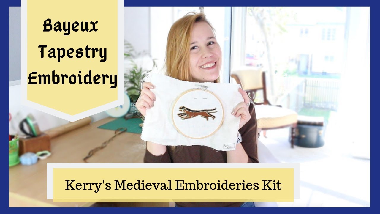 Historical Embroidery - The Bayeux Tapestry || Kerry's Medieval Embroideries
