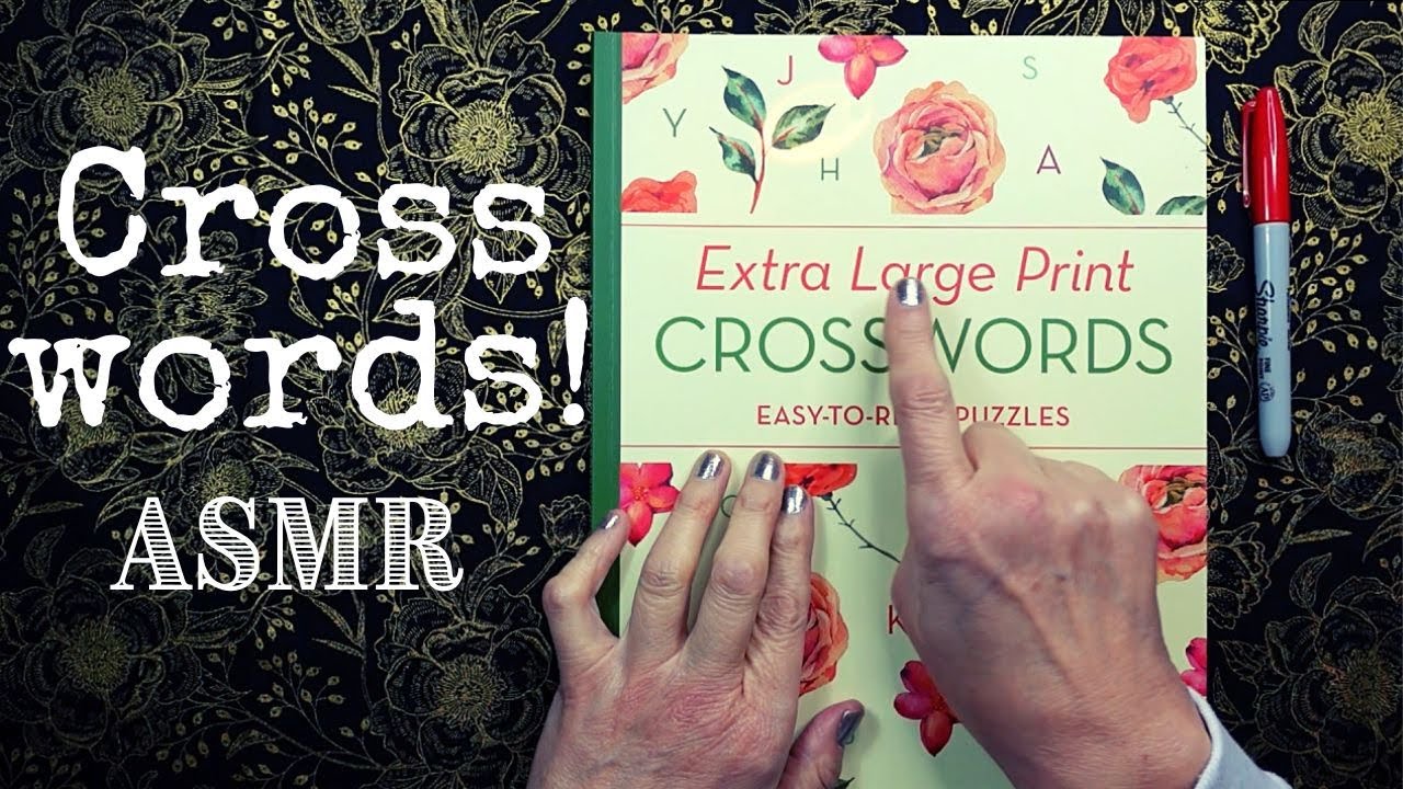 ASMR | Solving 2 Lovely Large Crosswords! Whispered Puzzles