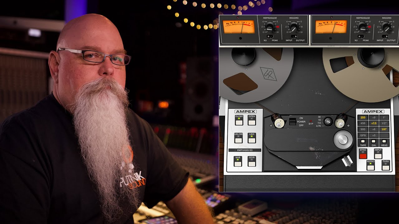 Jak stworzyć efekt slapback tape echo na perkusji &ndash; UAD-2 Ampex ATR-102