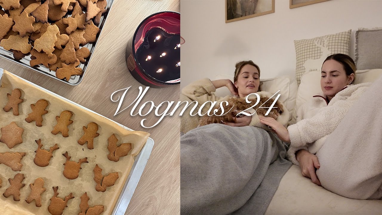 VLOGMAS 24: KÖNYVAJÁNLÓ, cozy barátnős nap, banánkenyér és mézeskalács sütés