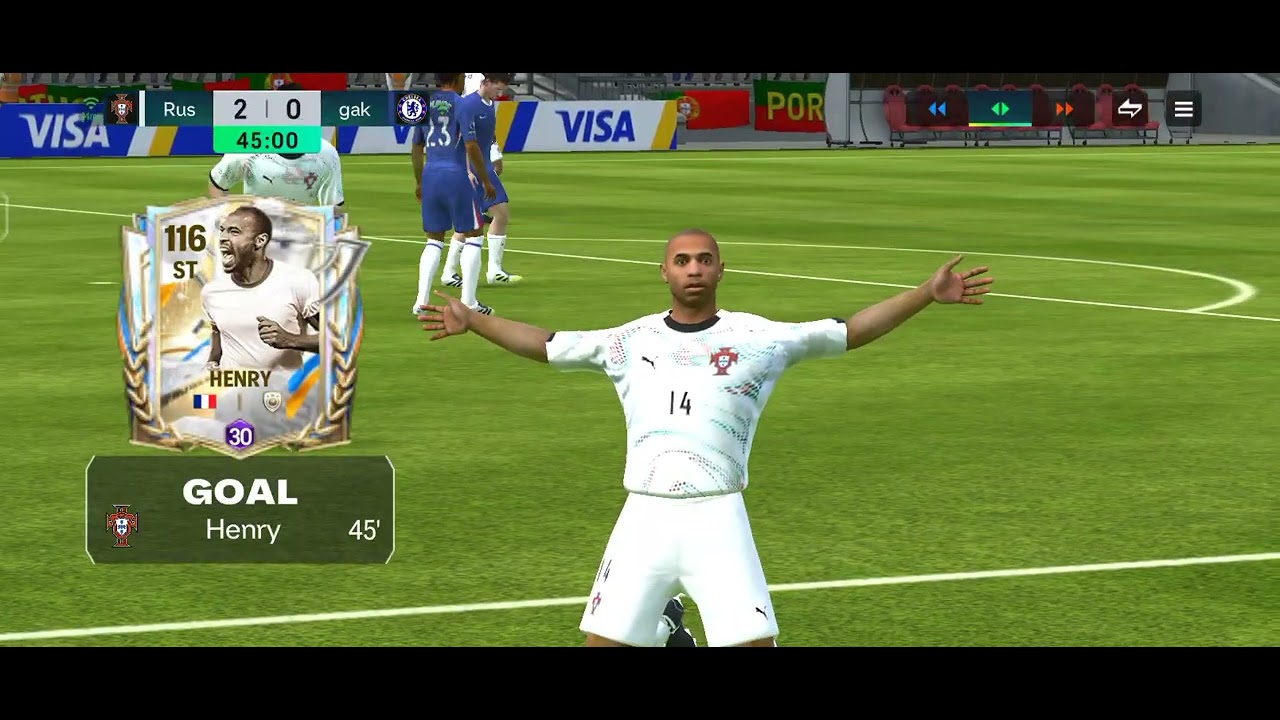 Henry hat trick goal 