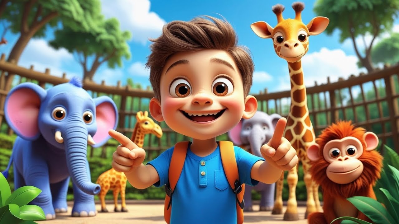 Большое путешествие Марка в зоопарк PLANCKENDAEL 🦓 Детское познавательное видео