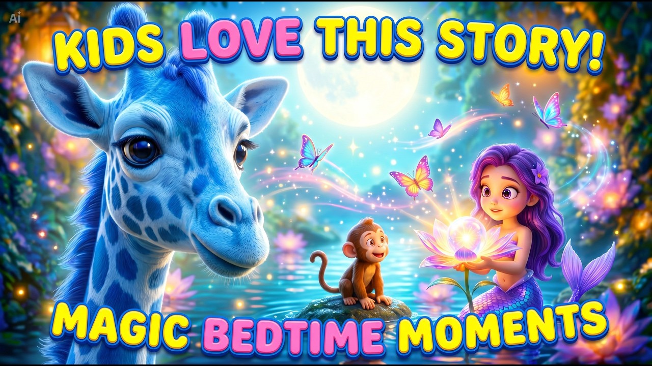 When the Magical Flower Stopped Glowing | Soothing Story to Help Kids Sleep