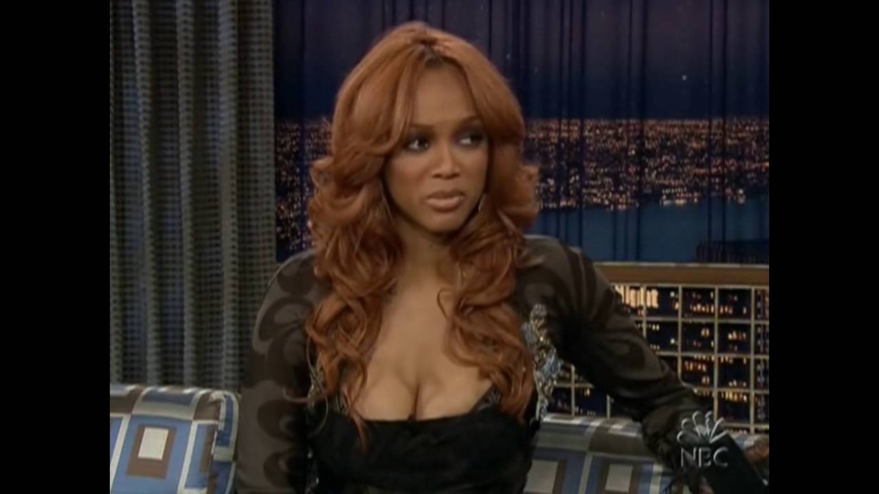 Tyra Banks on "Late Night with Conan O'Brien" - 3/1/05