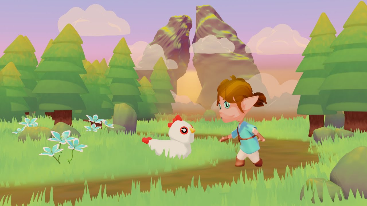 I Made Dueling Peaks From Zelda In Blender! (Timelapse)