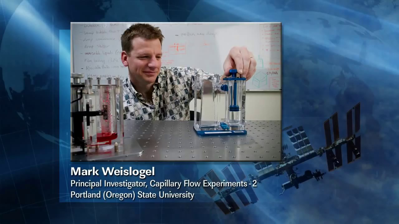 ISS Update: Capillary Flow Experiments-2