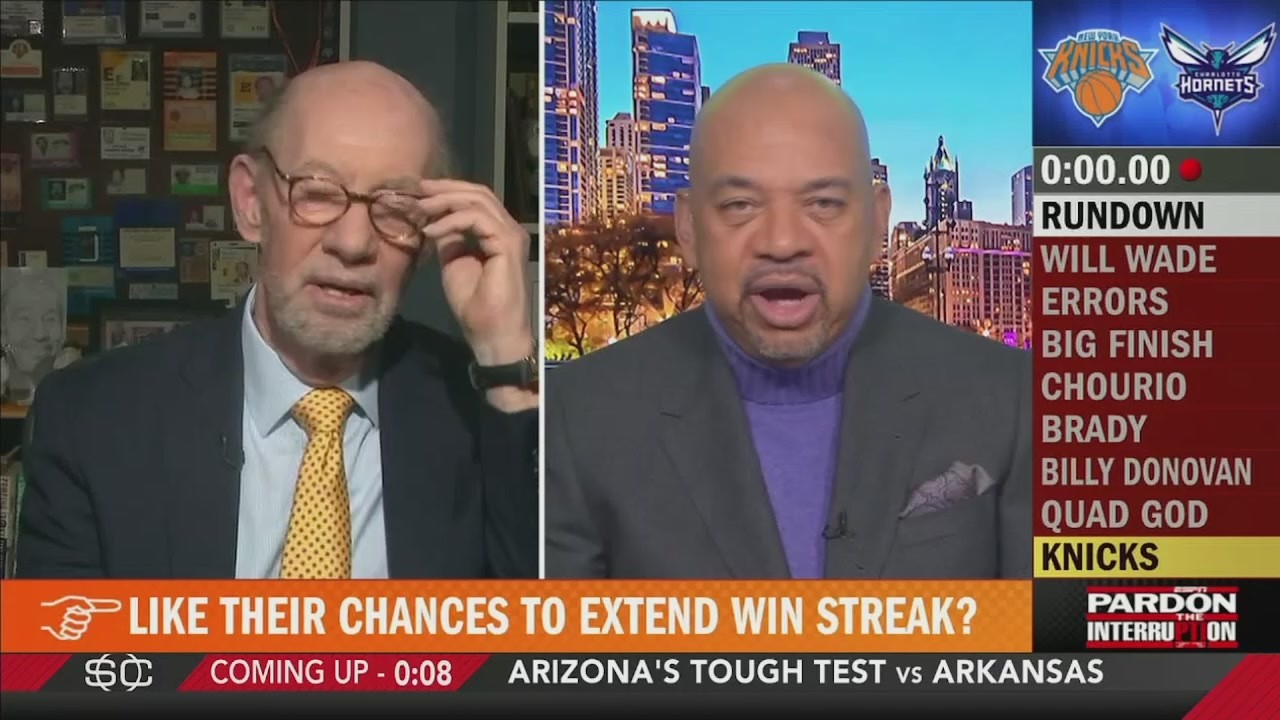 Pardon The Interruption | Wilbon on Knicks look to 8 straight win vs. Hornets, Lakers upset Pacers