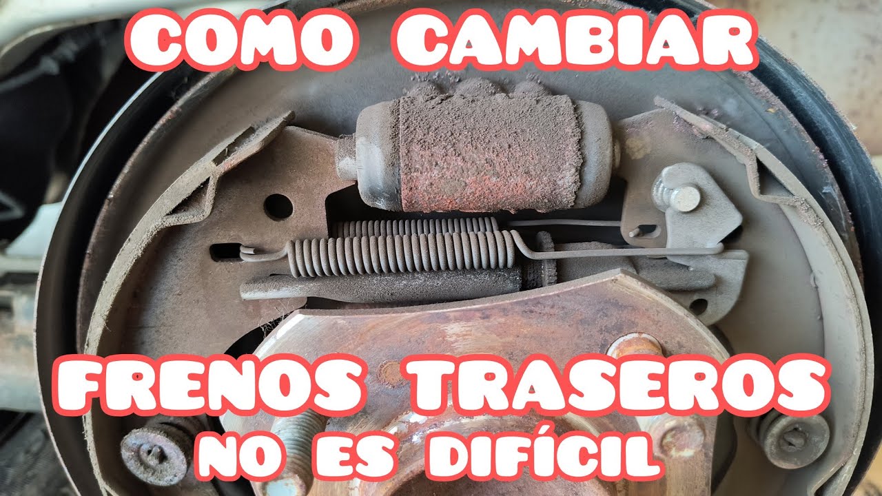 COMO CAMBIAR BALATAS//frenos de tambor/2011 Nissan versa/frenos traseros