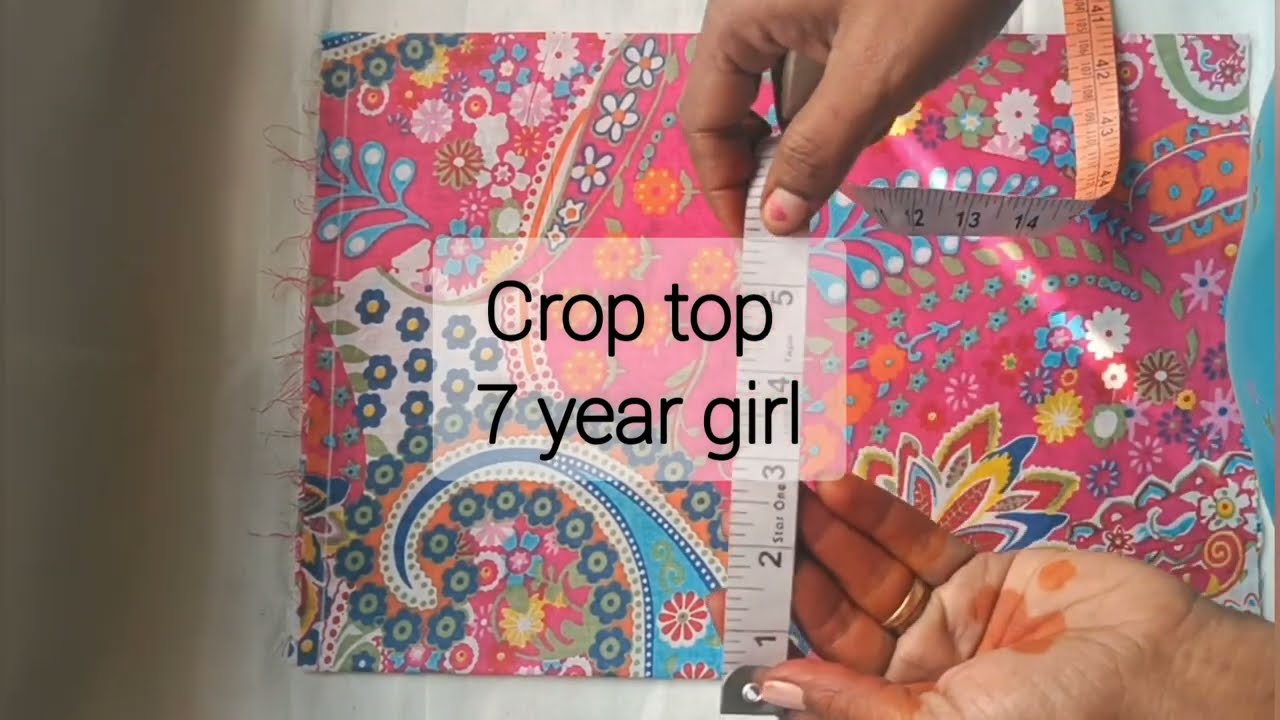 ✂️ Simple Crop Top Cutting and Stitching | Easy Crop Top Tutorial for Beginners
