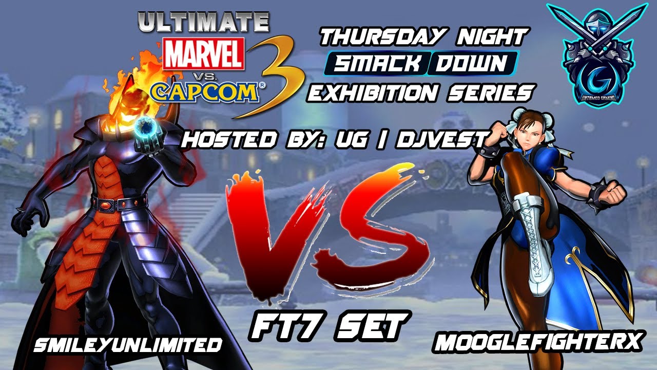 UMVC3 Thursday Night Smackdown Exhibition Series - SmileyUnlimited VS MoogleFighterX FT7 Set