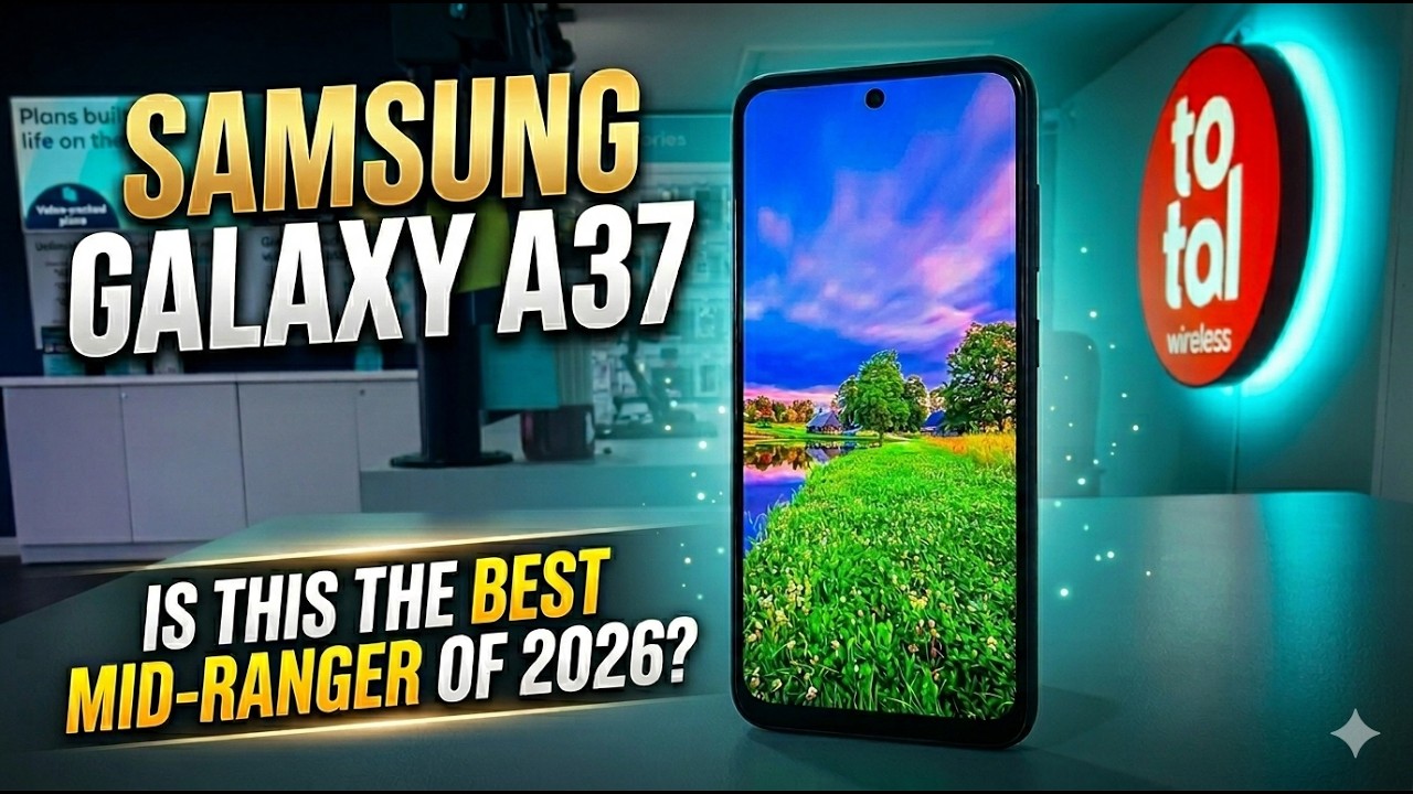 Распаковка и обзор Samsung Galaxy A37 для Total Wireless, Metro by T-Mobile и Cricket Wireless.