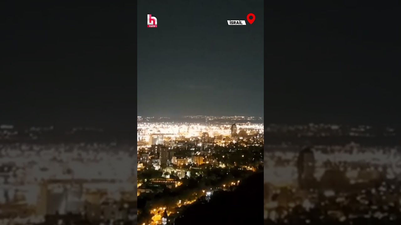 İran f&uuml;zeleri Hayfa&rsquo;da! Orta Doğu&rsquo;da gerilim tırmanıyor! #shorts