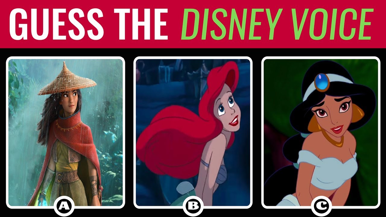 Guess The Disney Character By The Voice | DISNEY Voice Quiz Challenge