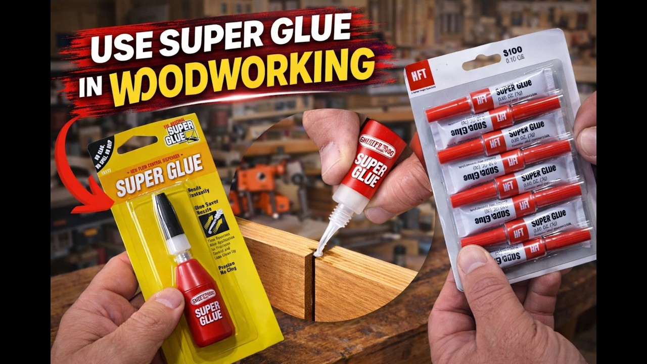 Use Superglue with Woodworking