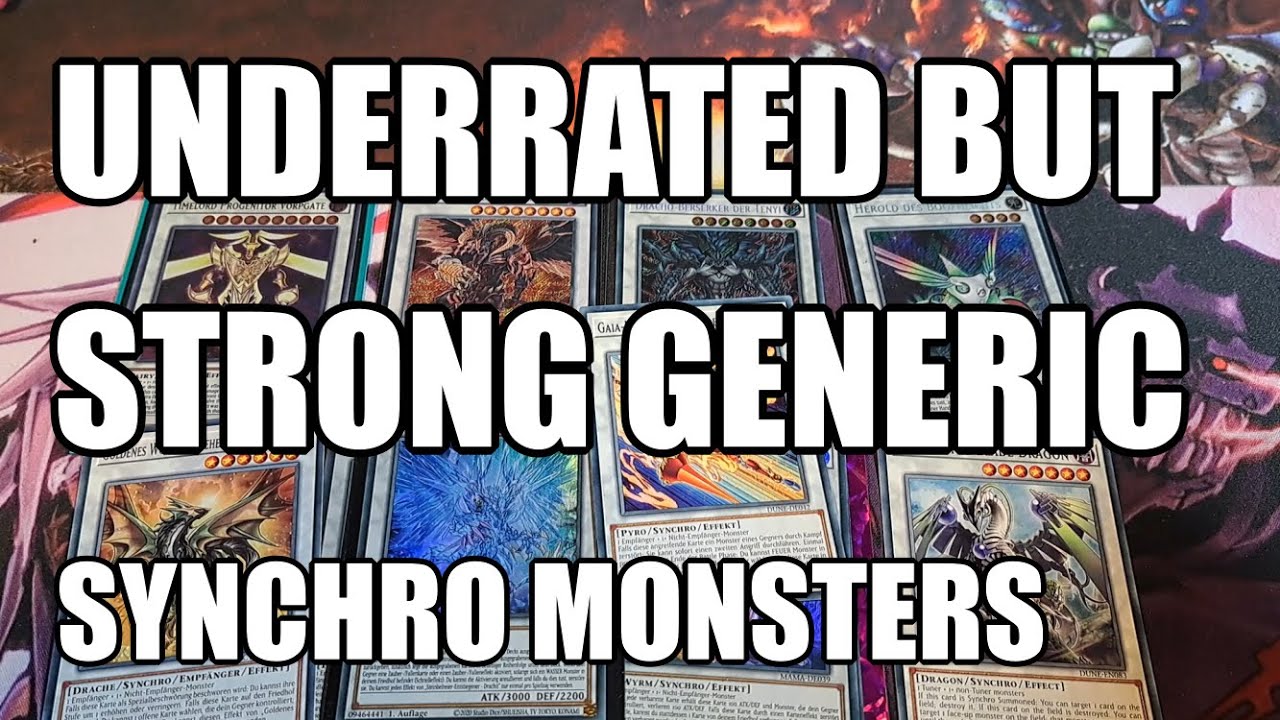 YuGiOh - Good Synchro monsters that are underrated