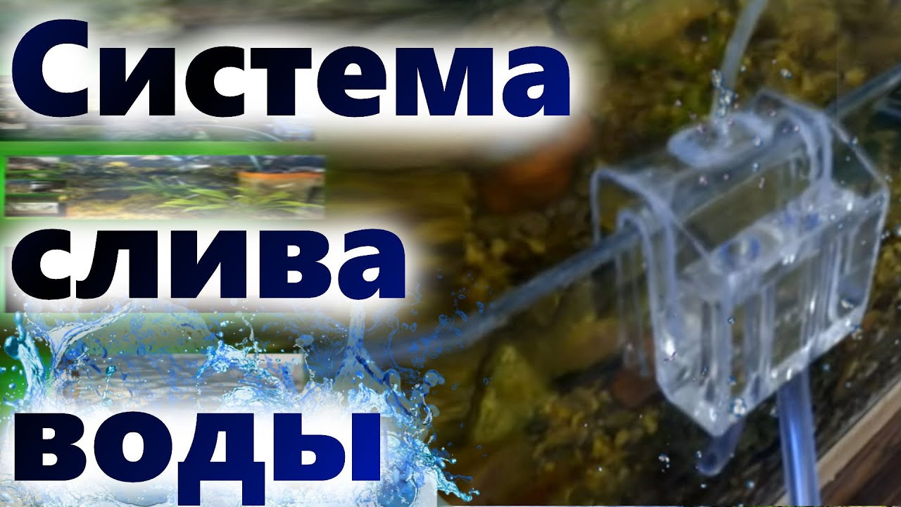 Система слива воды из аквариума своими руками.