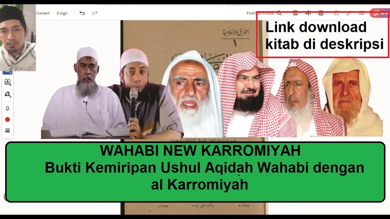 Kajian 23. Wahabi New Karromiyah (Link download kitab di deskripsi)
