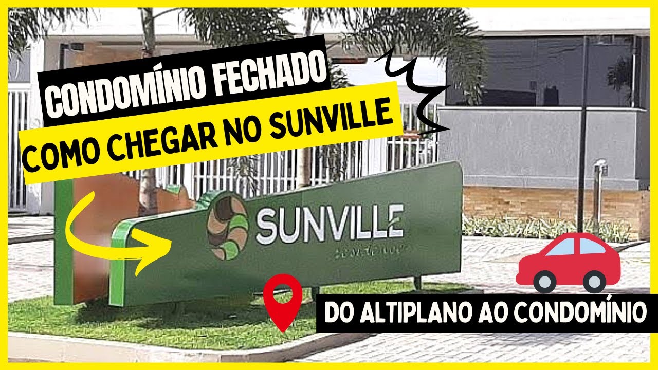 DO ALTIPLANO CABO BRANCO PARA O CONDOMÍNIO FECHADO SUNVILLE JOÃO PESSOA, CASAS E LOTES A VENDA