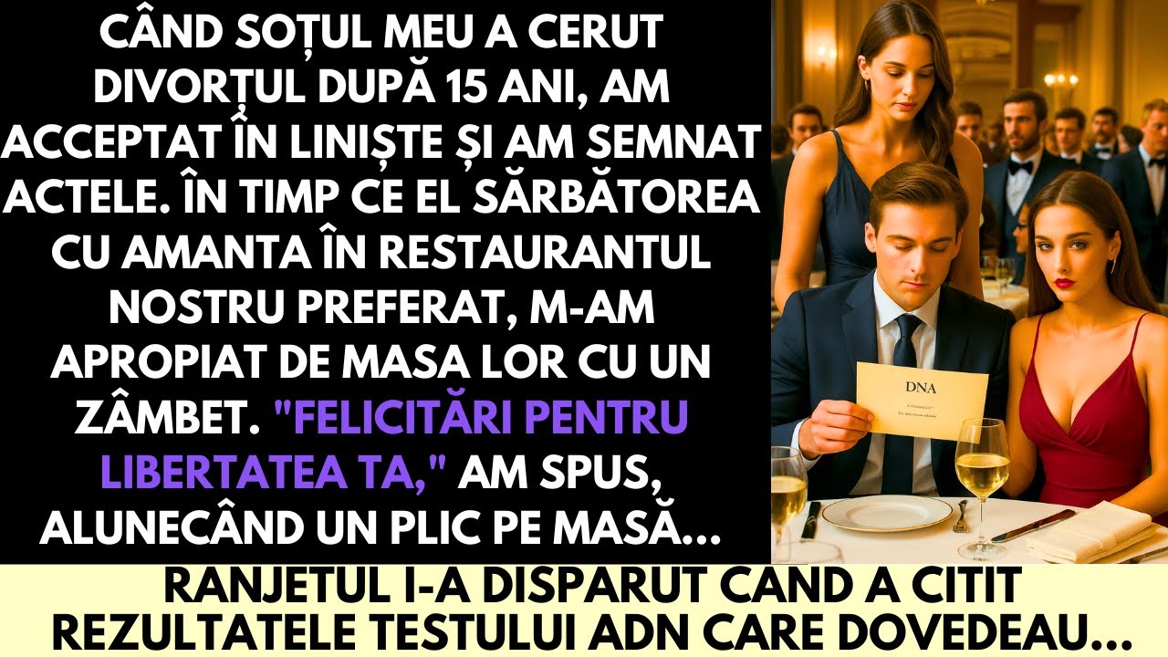 M-a Lăsat Pentru Amanta Lui — Apoi Am Pus Testul ADN Pe Masă, Nu Se Aștepta La Așa Ceva…