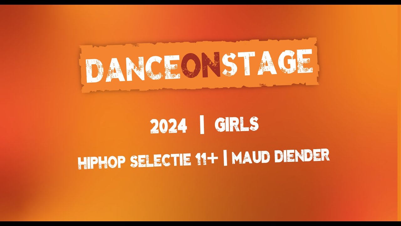 RKDOS Dance On Stage 2024 | Hiphop Selectie 11+ | GIRLS!