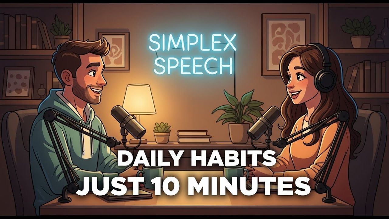 Daily Habits That Make English Easy | Slow Conversation