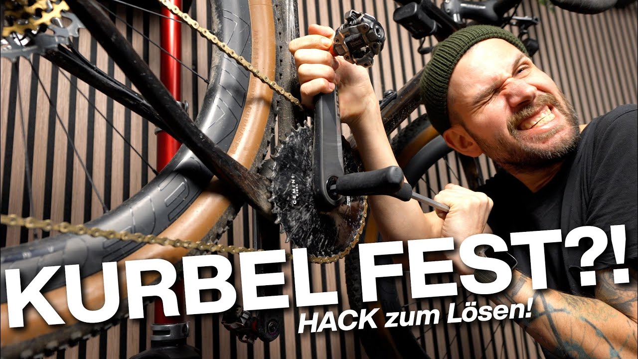 SRAM Kurbel zu FEST? Technik Hack zum L&ouml;sen von SRAM Kurbeln!