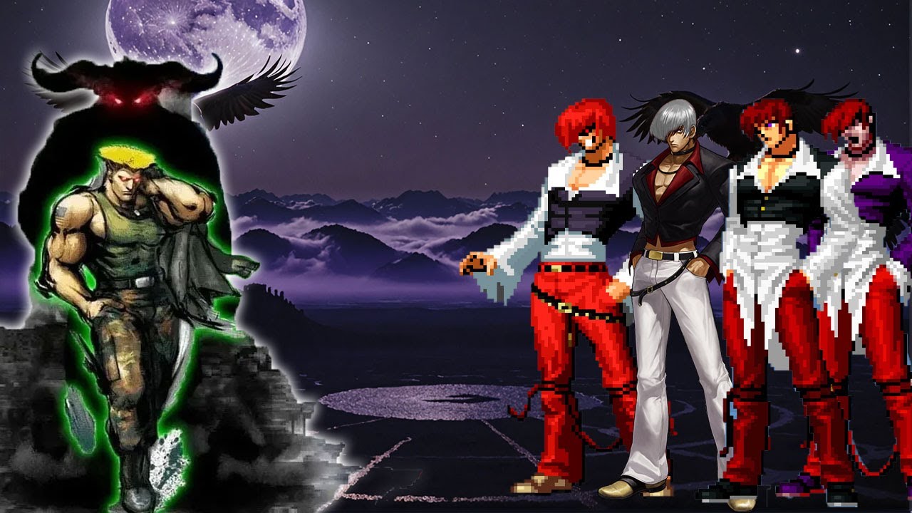 [KOF Mugen] Гайл Л против команды Иори Ягами