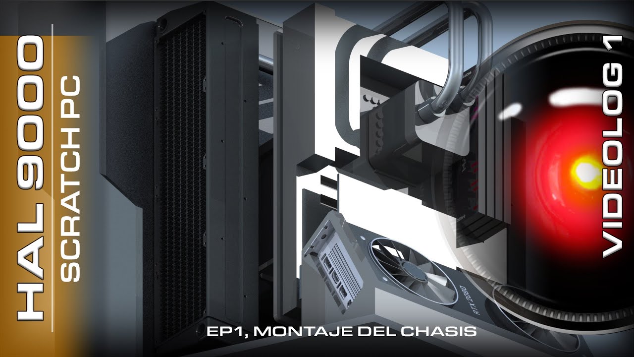 HAL 9000 Scratch PC, montaje del chasis