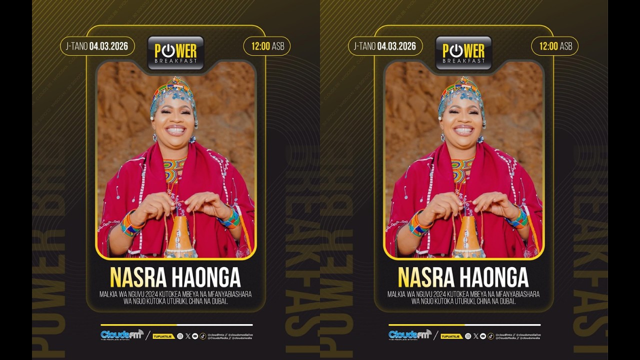 LIVE: POWER BREAKFAST I NASRA HAONGA KWENYE SAFARI YA MIAKA 10 YA MALKIA WA NGUVU I 04.03.2026.