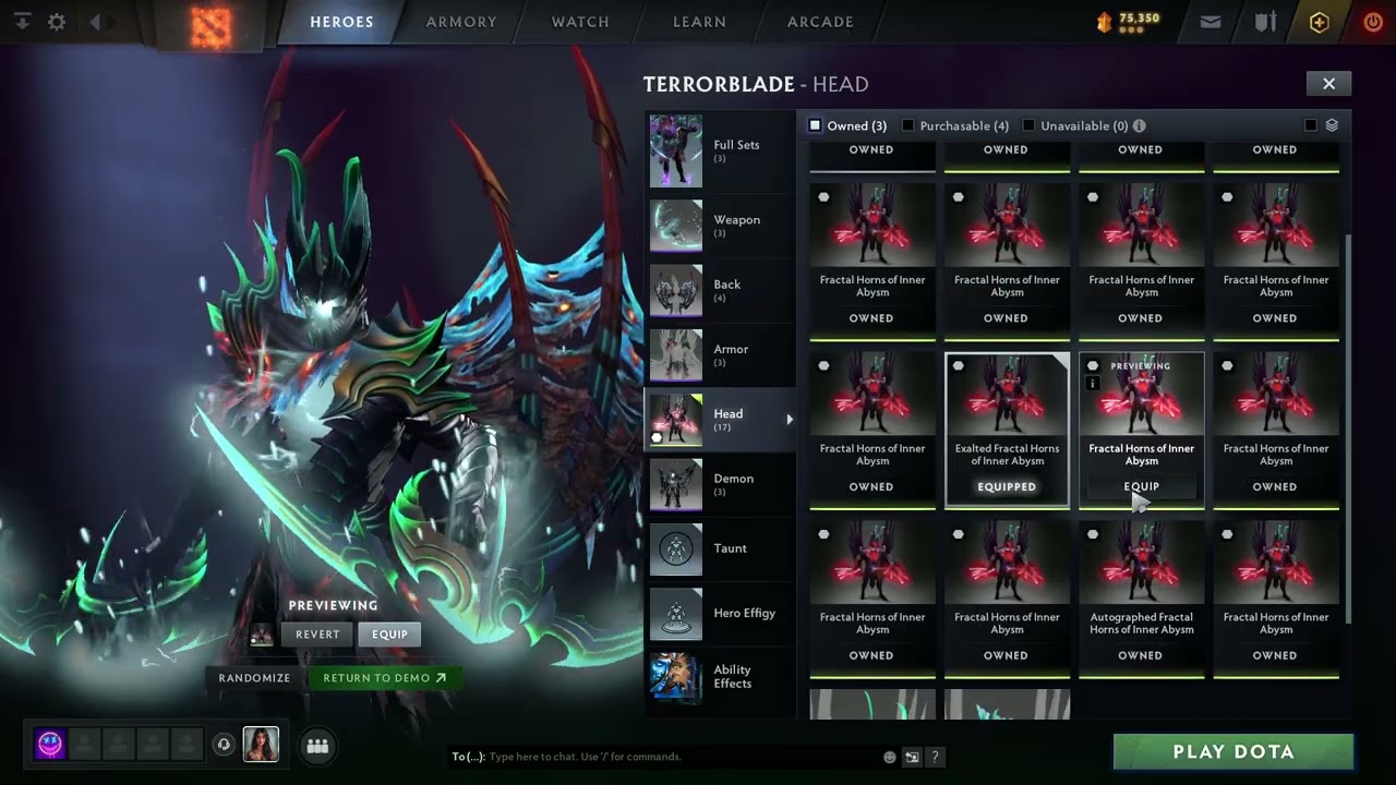 Terrorblade Arcana Collection DOTA 2 (Includes Legacy)