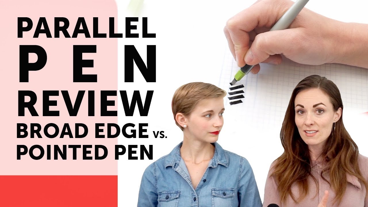 Pilot Parallel Pen Review | Difference between Broad Edge & Pointed Pen Modern Calligraphy